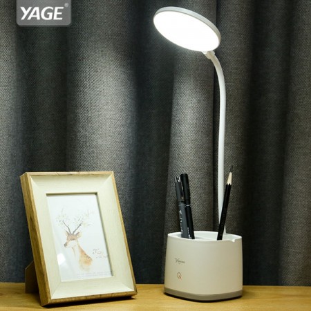 YAGE YG-T109 Touch Sensor LED Table Light With Pen & Phone Holder