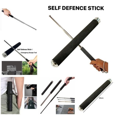 (26 Inchi) Self-Defense Stick with Bag