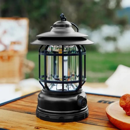 Multifunctional Ultralight Outdoor Rechargeable USB Portable LED Foldable Lantern Table Light Hanging Camping
