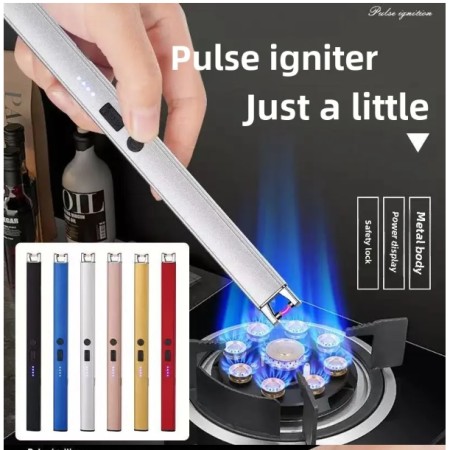 USB Rechargeable Lighter Kitchen Outdoor BBQ